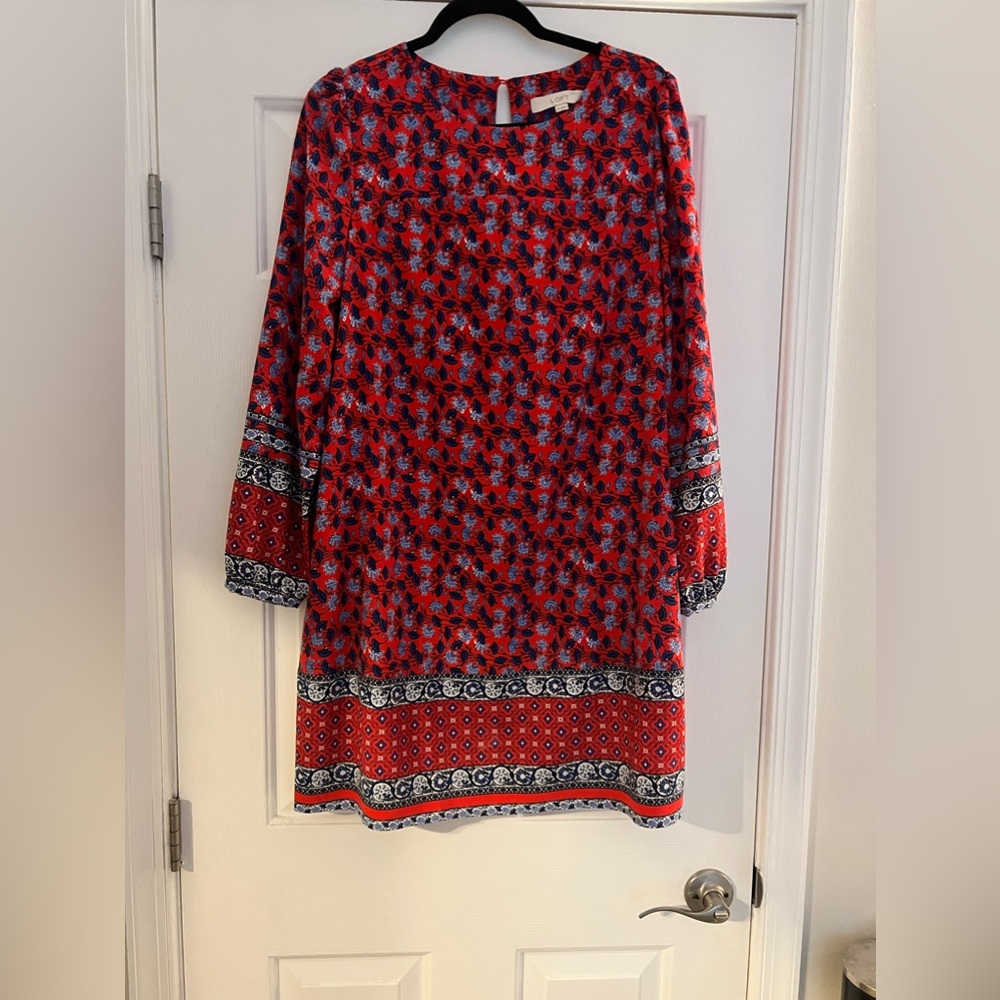 Women’s long sleeve loft swing dress